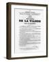 De La Viande, from French Political Posters of the Paris Commune, May 1871-null-Framed Giclee Print