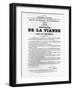 De La Viande, from French Political Posters of the Paris Commune, May 1871-null-Framed Giclee Print