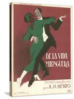 De La Vida Milonguera Tango Sheet Music Cover-null-Stretched Canvas