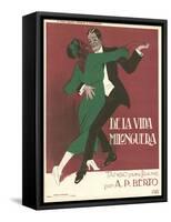 De La Vida Milonguera Tango Sheet Music Cover-null-Framed Stretched Canvas