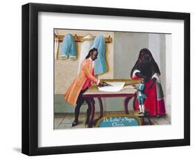 De Lobo y Negra: Chino, 18th Century-null-Framed Giclee Print