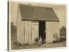 De Marco Family Shack for Cranberry Pickers at Forsythe's Bog-Lewis Wickes Hine-Stretched Canvas