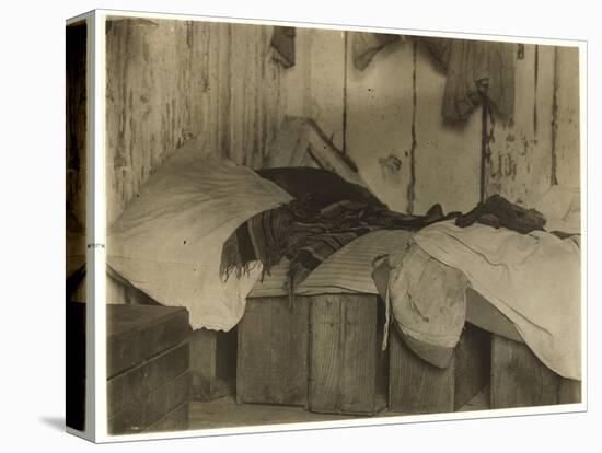 De Marco Shack for Cranberry Pickers at Forsythe's Bog-Lewis Wickes Hine-Stretched Canvas