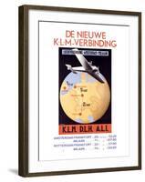 De Nieuwe, K.L.M. Verbinding-Unknown Unknown-Framed Giclee Print