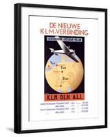 De Nieuwe, K.L.M. Verbinding-Unknown Unknown-Framed Giclee Print