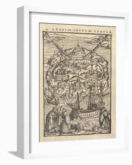 De Optimo Reip, 1518-Sir Thomas More-Framed Giclee Print