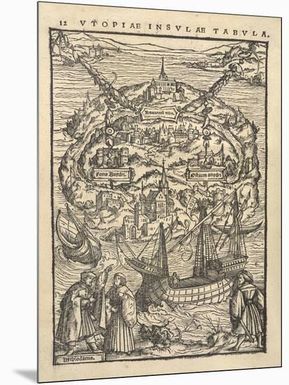 De Optimo Reip, 1518-Sir Thomas More-Mounted Giclee Print