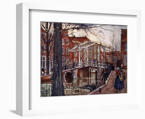 De Oude Rijn, Leiden, 1904-Nico Jungman-Framed Giclee Print