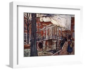 De Oude Rijn, Leiden, 1904-Nico Jungman-Framed Giclee Print