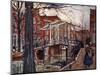 De Oude Rijn, Leiden, 1904-Nico Jungman-Mounted Giclee Print