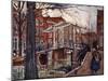 De Oude Rijn, Leiden, 1904-Nico Jungman-Mounted Giclee Print