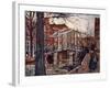 De Oude Rijn, Leiden, 1904-Nico Jungman-Framed Giclee Print