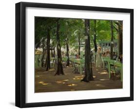 De Oude Vinck, Garden Restaurant in the Outskirts of Leiden, Netherlands, 1905-Max Liebermann-Framed Giclee Print