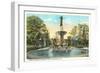 De Pew Fountain, University Park, Indianapolis-null-Framed Art Print