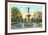 De Pew Fountain, University Park, Indianapolis-null-Framed Art Print