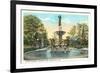 De Pew Fountain, University Park, Indianapolis-null-Framed Art Print