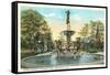 De Pew Fountain, University Park, Indianapolis-null-Framed Stretched Canvas