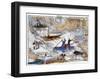 De Quiberon au Croisic-Gildas Flahault-Framed Art Print