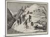 De Saussure Descending from the Col Du Geant-null-Mounted Giclee Print