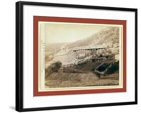 De Smet Gold Stamp Mill, Central City, Dakota-John C. H. Grabill-Framed Giclee Print