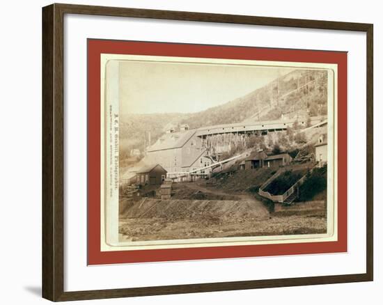 De Smet Gold Stamp Mill, Central City, Dakota-John C. H. Grabill-Framed Giclee Print