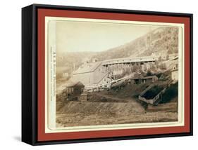 De Smet Gold Stamp Mill, Central City, Dakota-John C. H. Grabill-Framed Stretched Canvas