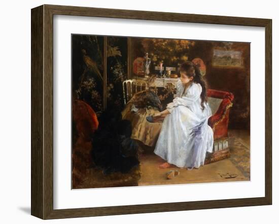 De Soirée-Romà Ribera-Framed Giclee Print