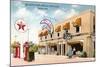 De Soto Cafe and Gas Station-null-Mounted Art Print