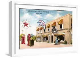 De Soto Cafe and Gas Station-null-Framed Art Print