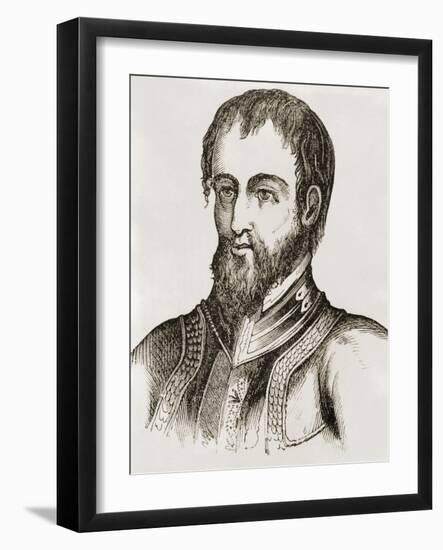 De Soto, Hernando (1492-1542), Spanish Explorer Who-null-Framed Giclee Print