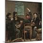 De Stamtafel: Storytelling in a Cafe, 1879 (Oil on Panel)-David Oyens-Mounted Giclee Print