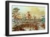 De Tonty Suing for Peace in the Iroquois Village in January 1680, 1847-48-George Catlin-Framed Giclee Print