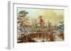 De Tonty Suing for Peace in the Iroquois Village in January 1680, 1847-48-George Catlin-Framed Giclee Print