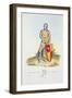 De Vere, Earl of Oxford, 1280, from Ancient Armour by Samuel Rush Meyrick, 1824-null-Framed Giclee Print