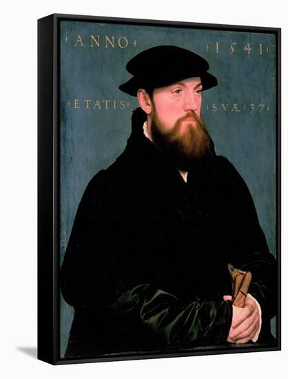 De Vos Van Steenwijk-Hans Holbein the Younger-Framed Stretched Canvas