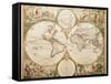 De Wit's Atlas of 1689-George Bernard-Framed Stretched Canvas