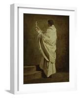 Deacon Holding a Chalice, C.1743-47 (Oil on Canvas)-Pierre Subleyras-Framed Giclee Print