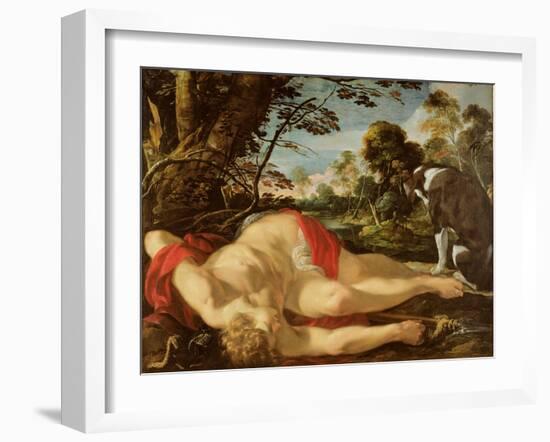 Dead Adonis, C.1624-28-Laurent de La Hyre-Framed Giclee Print