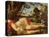 Dead Adonis, C.1624-28-Laurent de La Hyre-Stretched Canvas