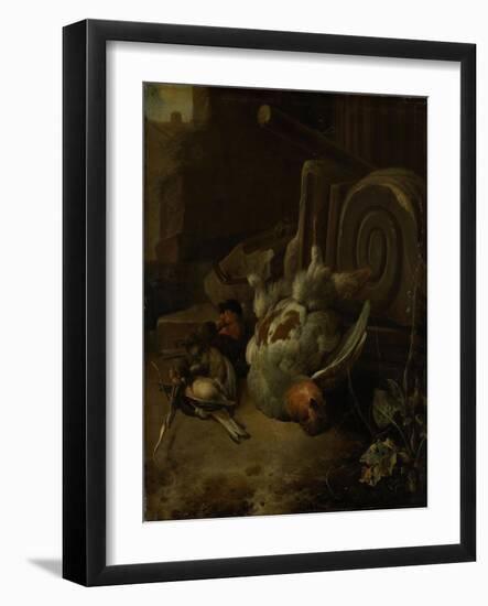 Dead Birds-Melchior d'Hondecoeter-Framed Art Print