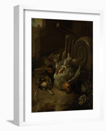 Dead Birds-Melchior d'Hondecoeter-Framed Art Print