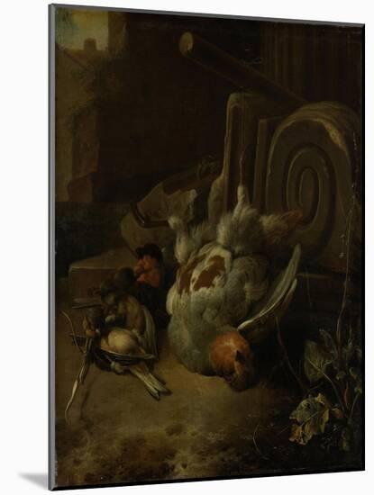 Dead Birds-Melchior d'Hondecoeter-Mounted Art Print