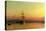 Dead Calm - Sunset at the Bight of Exmouth-Francis Danby-Stretched Canvas