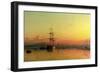 Dead Calm - Sunset at the Bight of Exmouth-Francis Danby-Framed Giclee Print