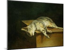 Dead cat. Oil on canvas,50 x 61 cm.-Theodore Gericault-Mounted Giclee Print