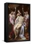 Dead Christ and Angels-Federico Zuccari-Framed Stretched Canvas