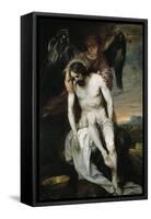 Dead Christ Held by An Angel, 1646-1652-Alonso Cano-Framed Stretched Canvas