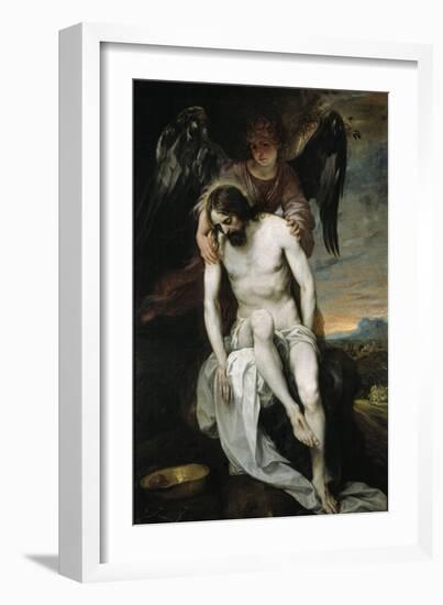 Dead Christ Held by An Angel, 1646-1652-Alonso Cano-Framed Giclee Print