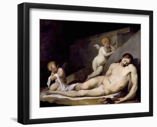 Dead Christ (Oil on Canvas)-Lubin Baugin-Framed Giclee Print