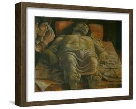 Dead Christ (The Foreshortened Christ)-Andrea Mantegna-Framed Giclee Print